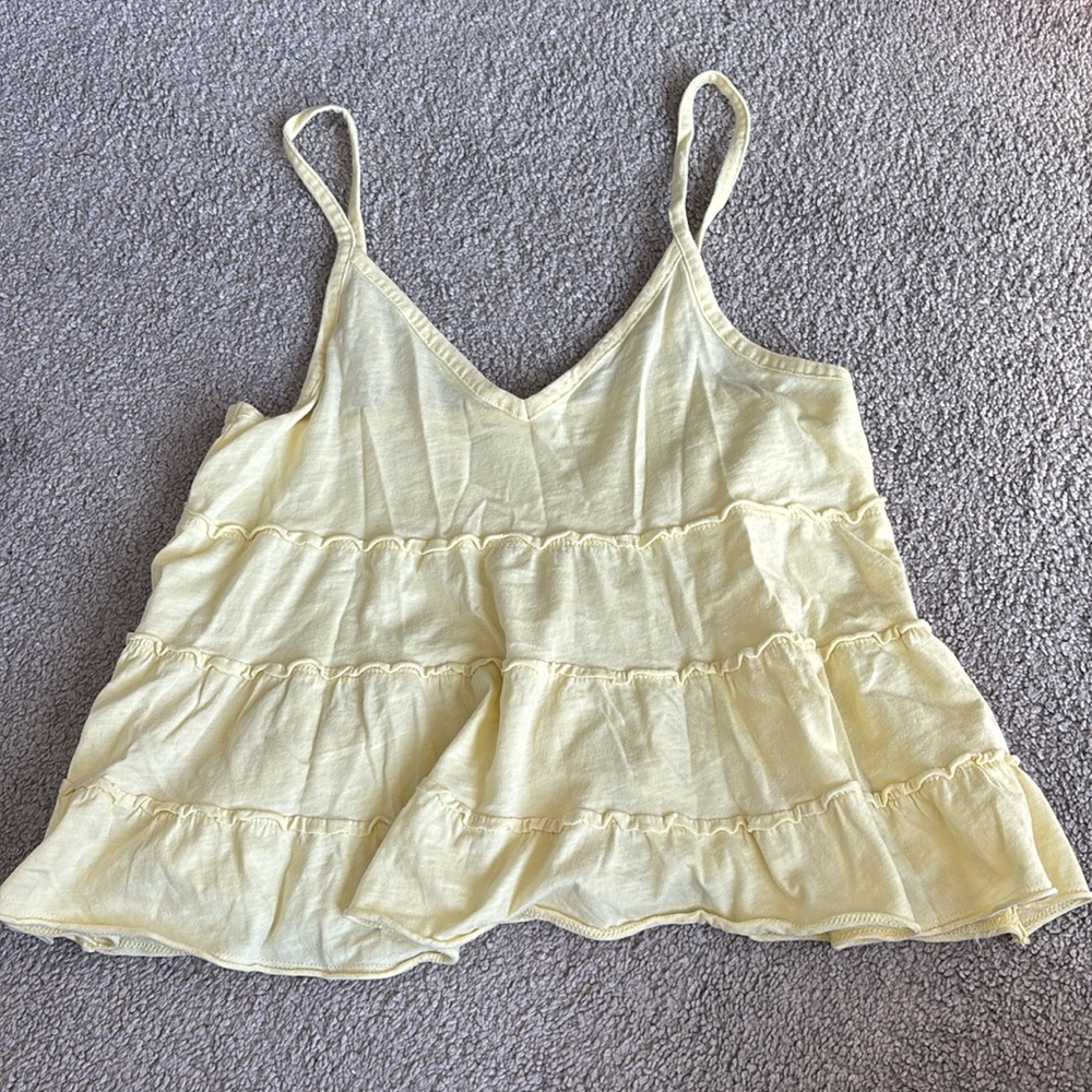 american eagle flowy tank top